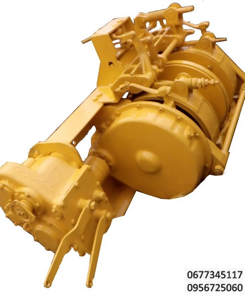 Лебедка трубоукладчика ТО-1224Г, тебедка тяговая двухбарабанная. Лебедка грузоподьемность 12,5 тонн 